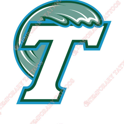 Tulane Green Wave Customize Temporary Tattoos Stickers NO.6608